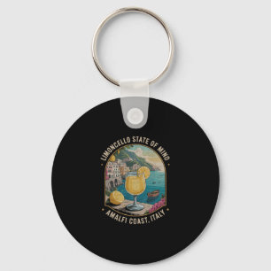Limoncello Italy Vintage Refreshing Lemon Vacation Key Ring