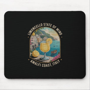 Limoncello Italy Vintage Refreshing Lemon Vacation Mouse Mat