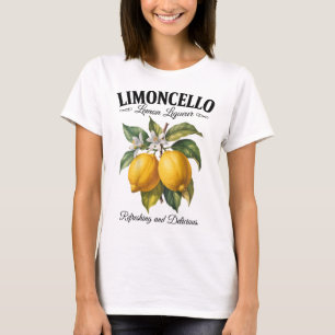 Limoncello Italy Vintage Refreshing Lemon Vacation T-Shirt
