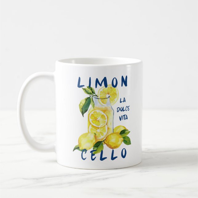 Limoncello La Dolce Vita  Coffee Mug (Left)