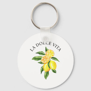Limoncello La Dolce Vita Italian Lemon Key Ring
