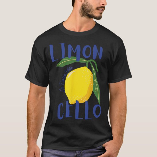 Limoncello La Dolce Vita Italian Lemon T-Shirt (Front)