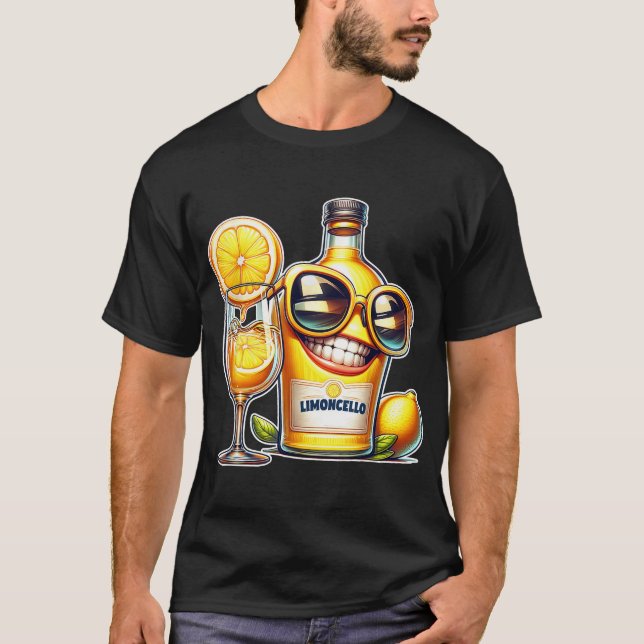 Limoncello Lemon Sunglasses Italia Drink T-Shirt (Front)