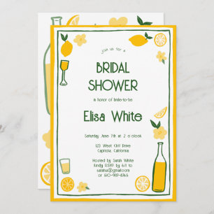 Limoncello Lemonade CUSTOM Bridal Shower  Invitation