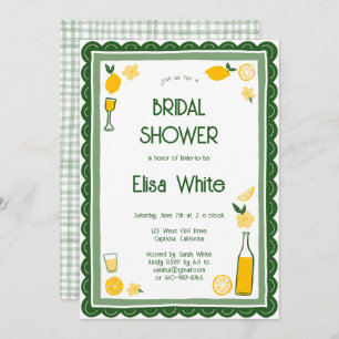 Limoncello Lemonade CUSTOM Bridal Shower  Invitation