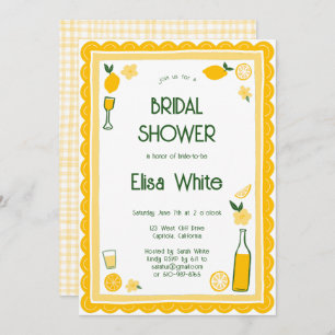 Limoncello Lemonade CUSTOM Bridal Shower  Invitation