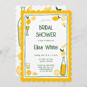 Limoncello Lemonade CUSTOM Bridal Shower  Invitation