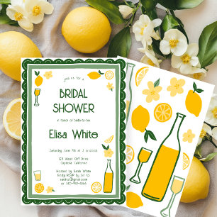 Limoncello Lemonade CUSTOM Bridal Shower  Invitation