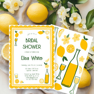 Limoncello Lemonade CUSTOM Bridal Shower  Invitation