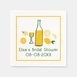 Limoncello Lemonade Lemon CUSTOM Bridal Shower Napkin