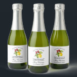 Limoncello Merry Christmas Small Bottle Labels<br><div class="desc">Elegant Watercolor Lemon Greenery Holiday Red Bow Homemade Limoncello Merry Christmas Small Bottle Labels</div>