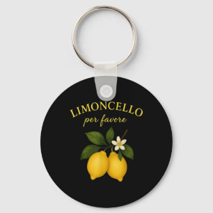 Limoncello Per Favore Italian Shirts For Women Fun Key Ring
