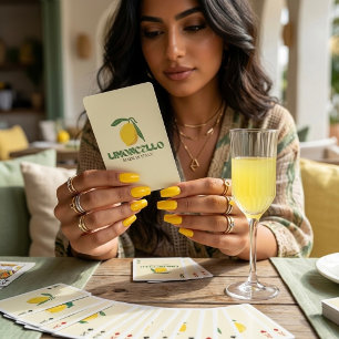 Limoncello Playing Cards
