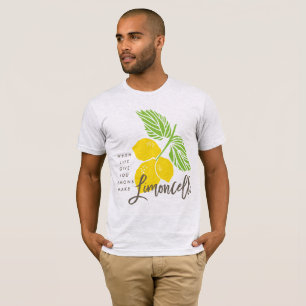 Limoncello tee shirt, when life gives you lemons
