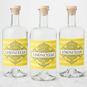 Limoncello Vintage Badge Label