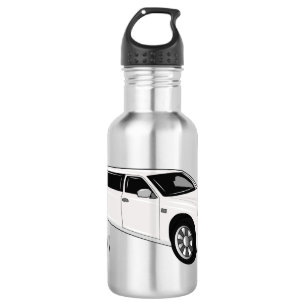 Limousine cartoon illustration 532 ml water bottle