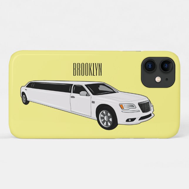 Limousine cartoon illustration Case-Mate iPhone case (Back (Horizontal))