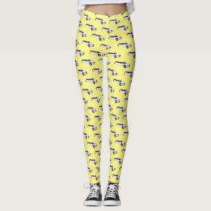 Limousine cartoon illustration leggings