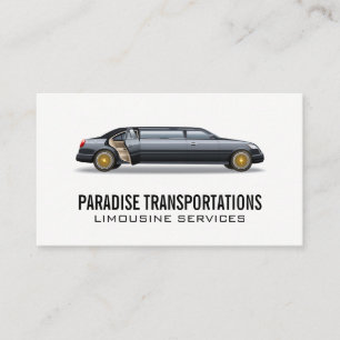 Limousine Services Business Card