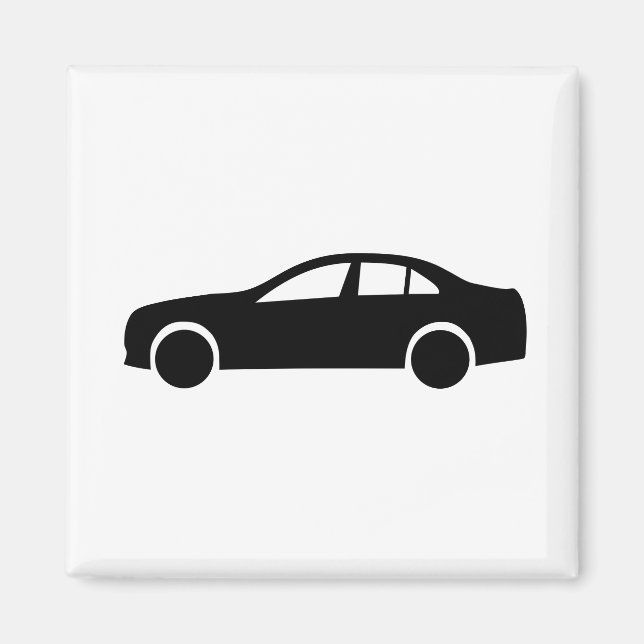 Limousine Silhouette Magnet (Front)