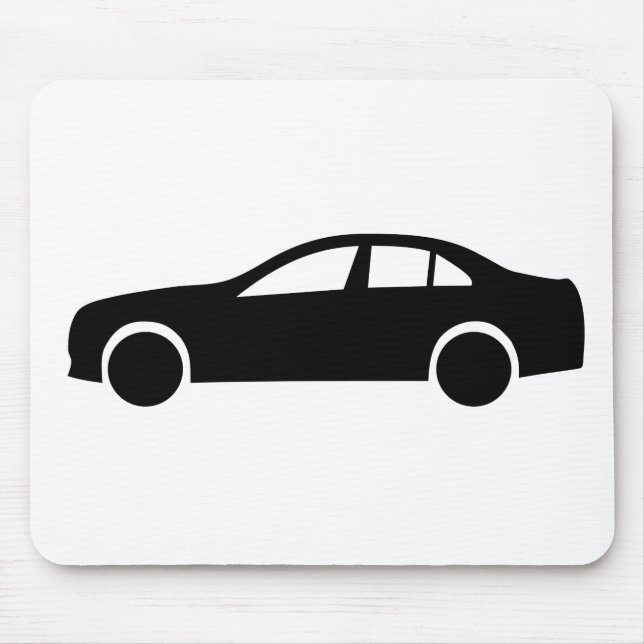 Limousine Silhouette Mouse Mat (Front)