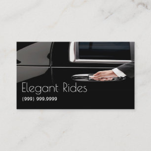 Limousines Limo Car Services Driver Business Card