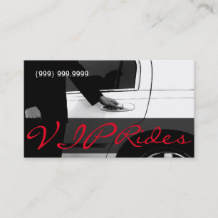 Limousines Limo Car Services Driver Business Card