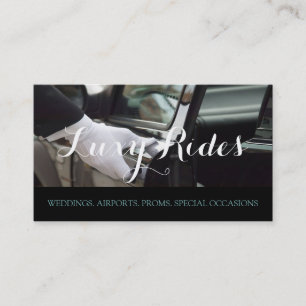 Limousines, Limo Services, Driver Business Card