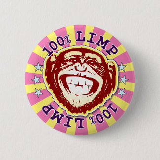 Limp 100% Funny Funky Monkey Badge