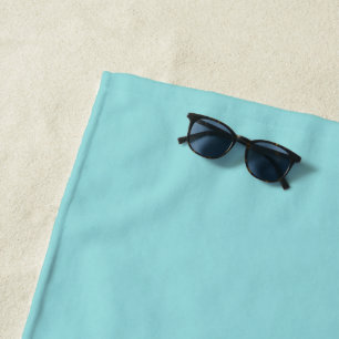 Limpet Shell Blue Green Spring Season Solid Colour Beach Towel