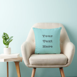 Limpet Shell Blue Green Spring Season Solid Colour Cushion