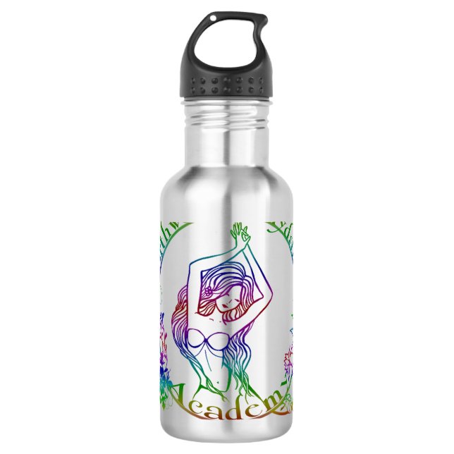 Limted Edition Flower Logo Water Bottle (Front)