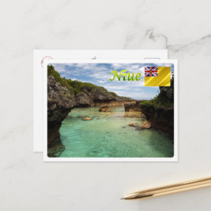 Limu Pools - Niue - Postcard