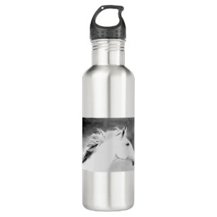 LIN26BW Mane in the Wind.tif 710 Ml Water Bottle