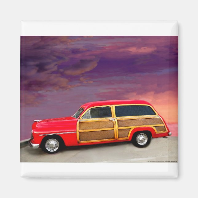 LIN55 Red Woody.tif Magnet (Front)