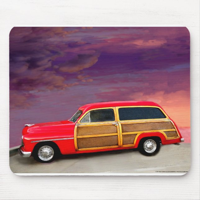 LIN55 Red Woody.tif Mouse Mat (Front)