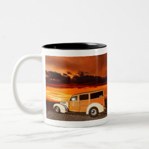 LIN56 Tan Woody.tif Two-Tone Coffee Mug