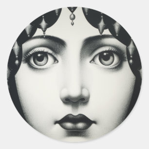 Lina Cavalieri Classic Round Sticker