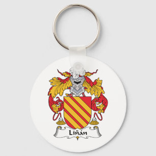 Linan Family Crest Key Ring
