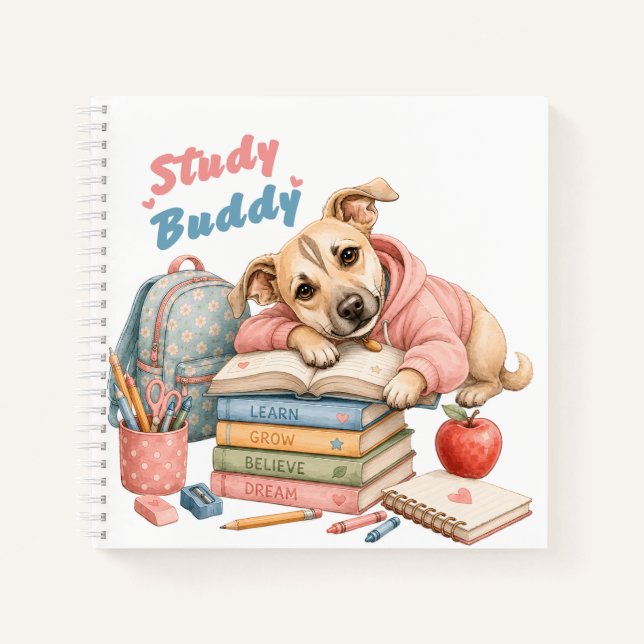 Lina's School Adventures Notebook (Front)
