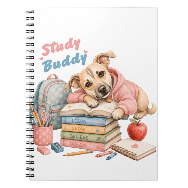 Lina's School Adventures Notebook (Front)