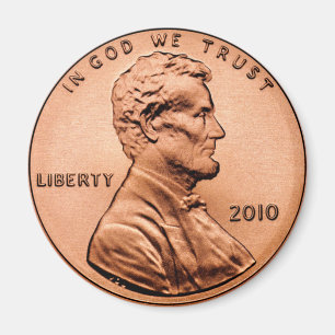 LINCOL PENNY MAGNET