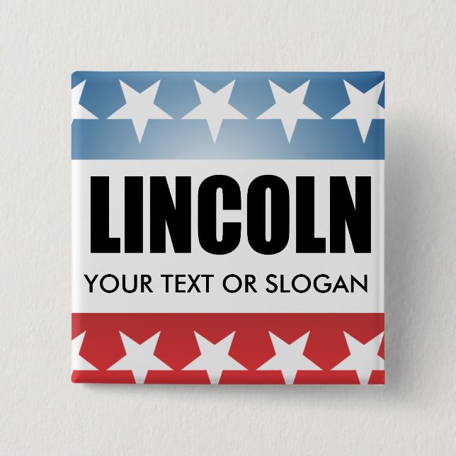LINCOLN 2010 15 CM SQUARE BADGE (Front)
