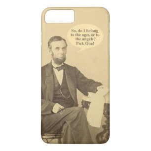 Lincoln Ages or Angels Historic Quote iPhone 8 Plus/7 Plus Case