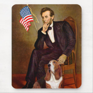Lincoln and Basset #2 Mouse Mat