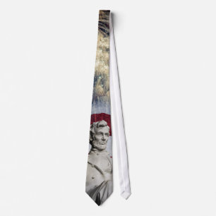 Lincoln and Fireworks Tie