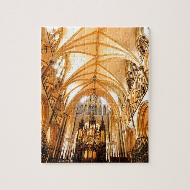 Lincoln cathedral jigsaw puzzle (Vertical)