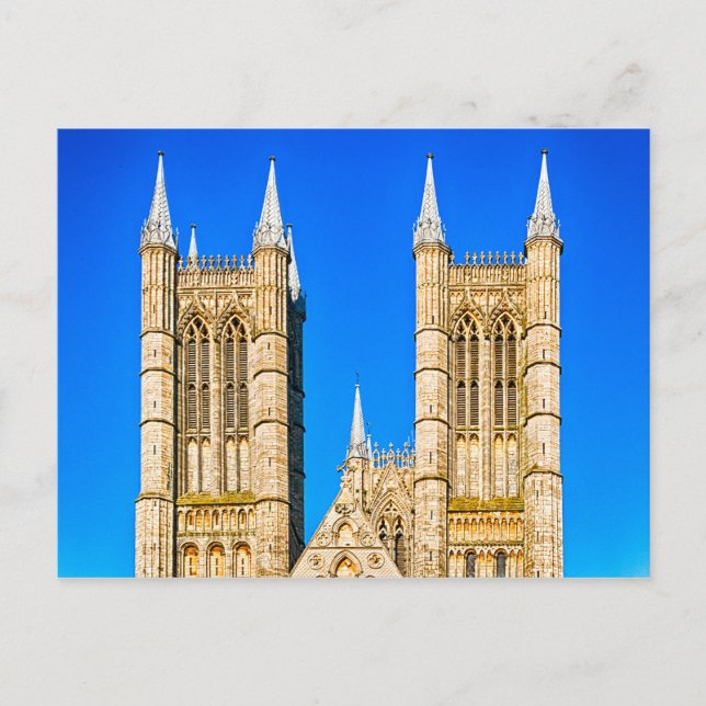 Lincoln Cathedral Postcard (Front)