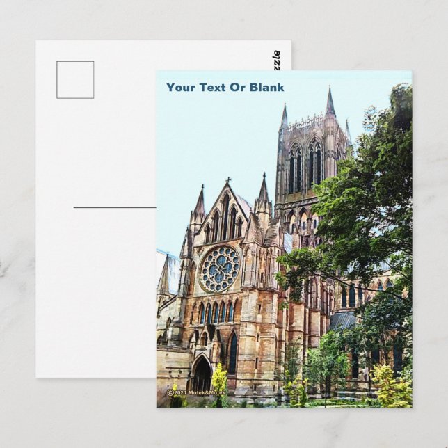 Lincoln Cathedral Postcard (Front/Back)