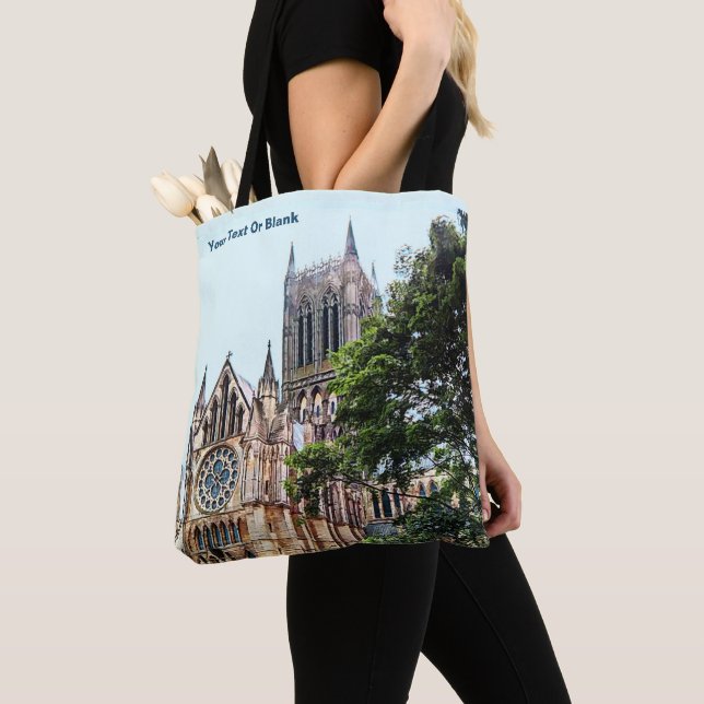 Lincoln Cathedral Tote Bag (Close Up)